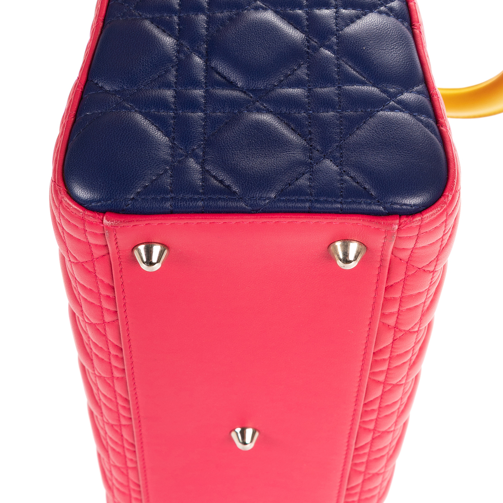 Christian Dior Lady Dior Tricolor Large - Picture 8 of 11